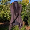 BROWN FAUX SUEDE GILET SIZE 10 DENIM CO