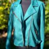 Faux Suede Green Jacket Size 12